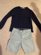 Next Mango shorts and tshirt