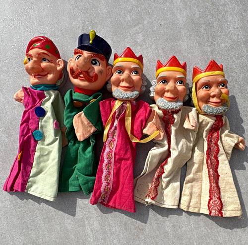 Vintage punch and judy hand - 5,