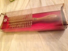 VINTAGE HAIR BRUSH KENT OF LONDON LC20 21CM WOODEN PENETRON AND BRISTLE