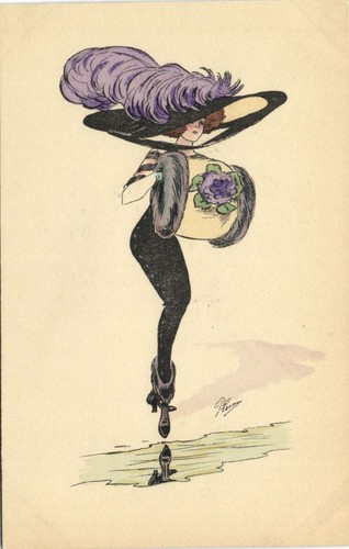 Artist signed plum - signed,,