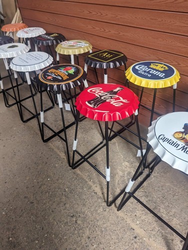 Bottle top bar stool - top, 70cm