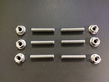 Yamaha XS750 XS850 Stainless steel exhaust studs and flange nut kit