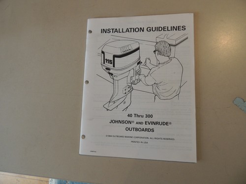 Johnson evinrude 300 - johnson, 40