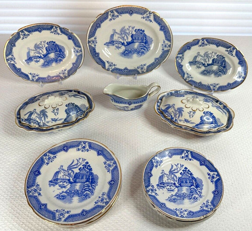 Antique blue willow - antique,