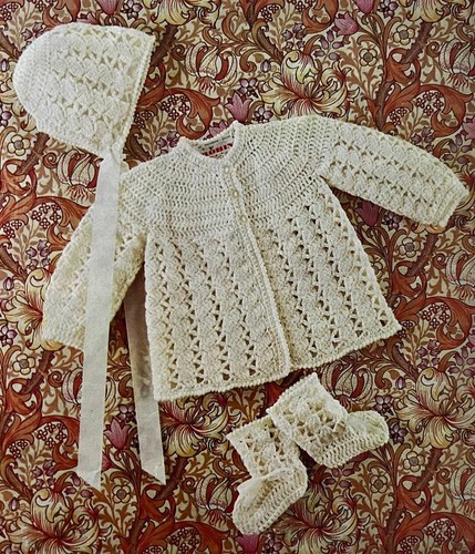 Vintage baby crochet pattern - baby,