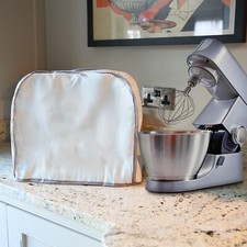 White Bread Maker Dust Cover Suitable For Kenwood, Panasonic, Andrew James