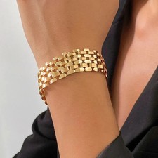 Ladies cuban chunky gold - cuban,