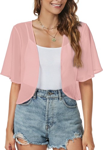Women chiffon bolero - bolero, shrug