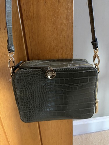 Green leather laura ashley - green,