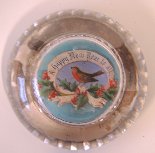 Victorian glass paperweight - glass,