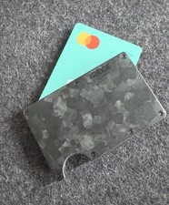 Ridge Wallet in Forged Carbon Black 