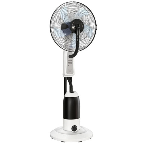 Homcom pedestal fan - fan, water