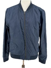 TU Navy Blue Zip Up Bomber