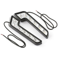 1 Pair  6LED Daytime Running Lights Car Front Driving DRL Lamp Fog Light White