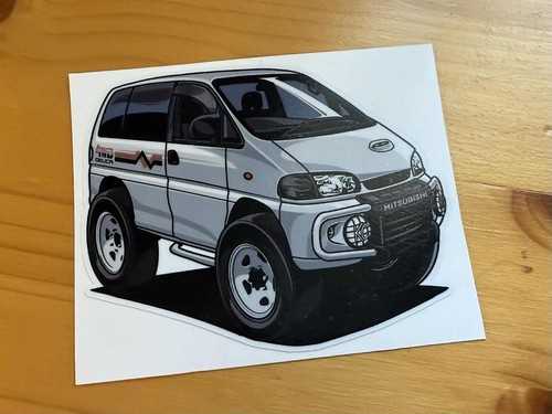 Mitsubishi delica cartoon - mitsubishi,