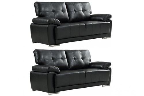 Leather sofa set 1 - leather, 3+2+1