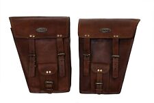 Brown Motorcycle Bicycle Pouch