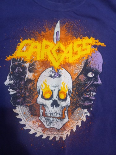Carcass shirt large bolt - carcass, t