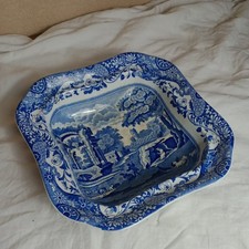 Spode blue italian tureen - italian, no