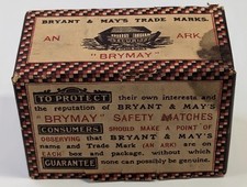 Brymay Safety Matches Unopened Pack by Appointment to Late King George V Rare