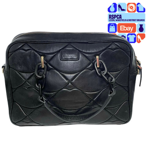 Lulu guinness black embossed - guinness,