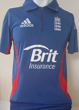 England Cricket Shirt 2011/12 Adults Small Adidas 36/38"CHEST 