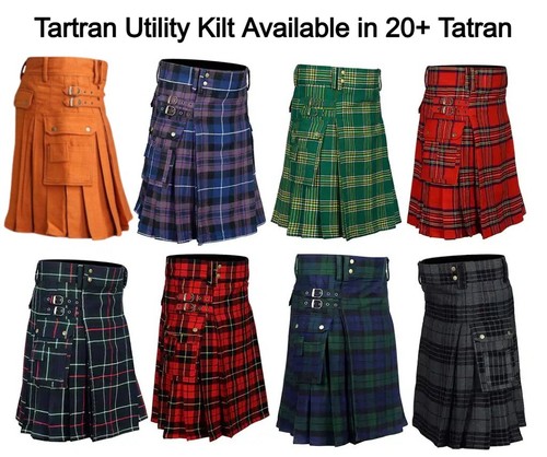 Scottish highland men - men's, tartan