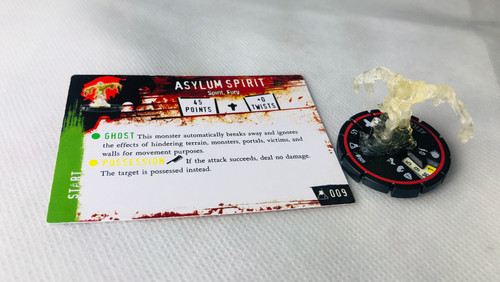 Horrorclix asylum spirit 009 - horrorclix, #009