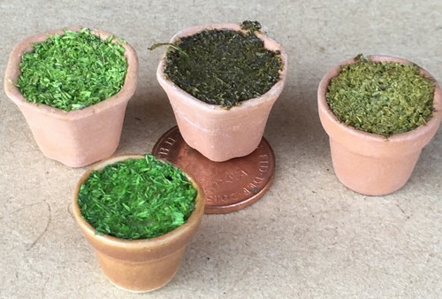 Dolls house filled terracotta - filled,
