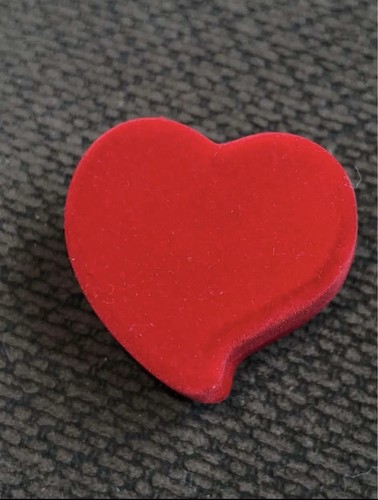 Novel box heart shaped ring - novel,