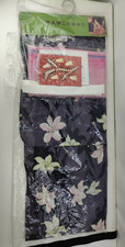 Uniqlo Japanese Kimono Purple With Lily Flowers Yukata yumeji takehisa 1 size