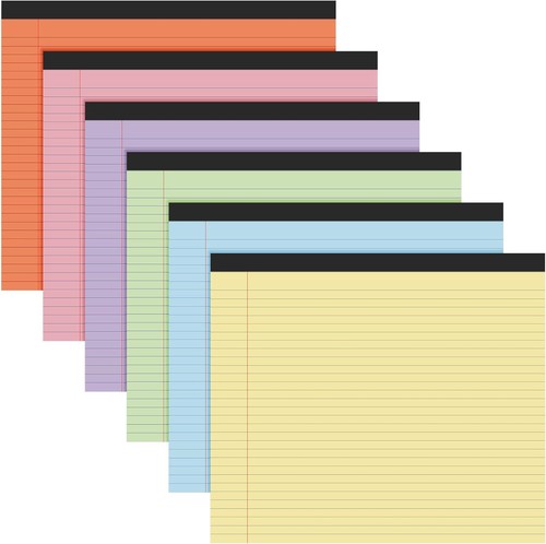 Pcs 5 legal pads - pcs, 9.5"