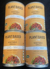 4 x tins (392g each) Plant Based by asda, VEGETABLE CHILLI. free p&p