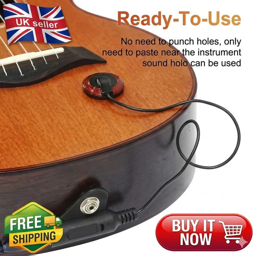 Piezo contact guitar pickup - guitar,