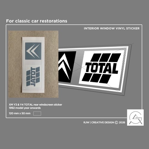 Total citroen rear windscreen - total/citroen,