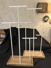 Two T Bar Necklace Display Stands For Selling