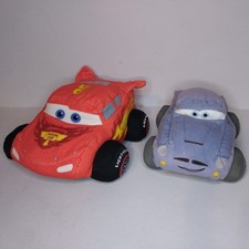 Disney Cars Rare Finn Mcmissile Soft Toy Plush and Talking Lightning McQueen 