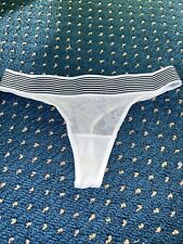 Jack Wills White Lacey Thong - Size UK 8 - New