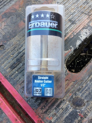 Erbauer straight router cutter - straight,