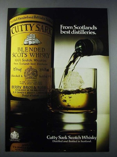 1977 cutty sark scotch - cutty,