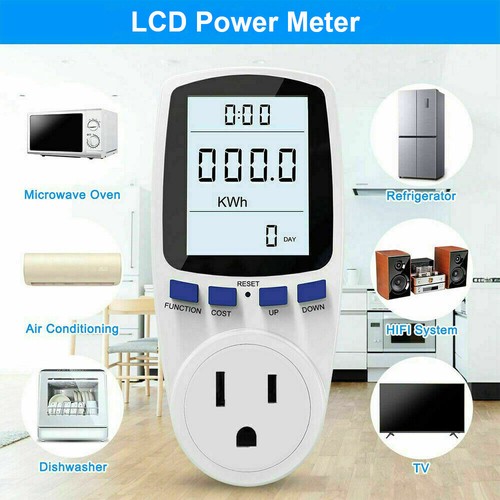 Lcd power watt meter - watt,