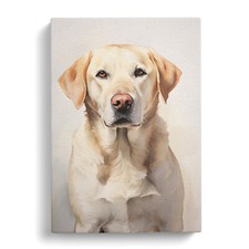 Labrador Retriever Gestural Canvas Wall Art Print Framed Picture Home Decor
