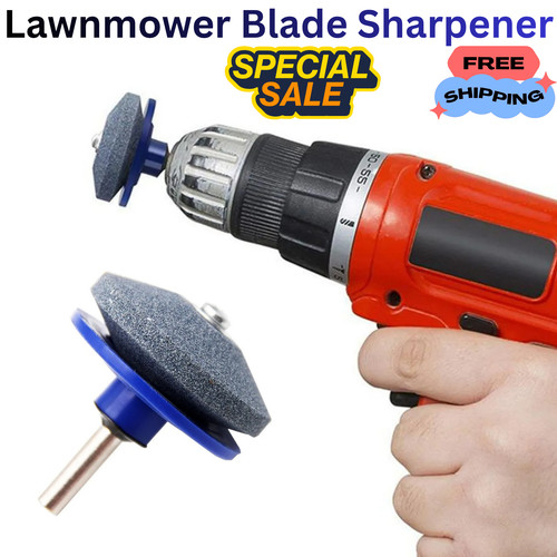 Lawnmower blade sharpener - blade,