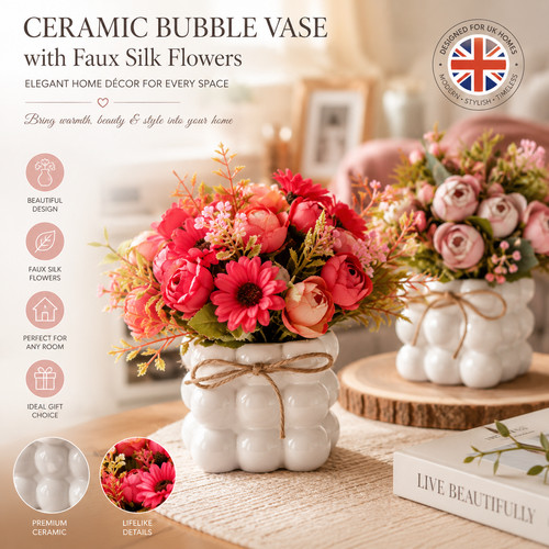 Luxury ceramic bubble vase - luxury,