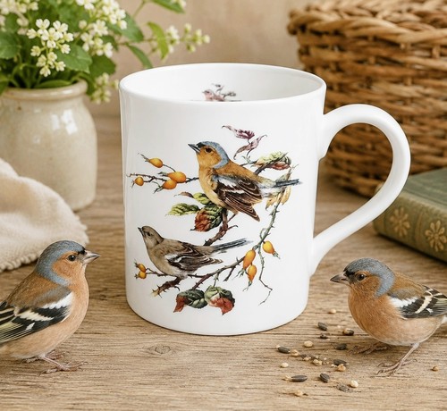 Chaffinch birds scene mug - scene,
