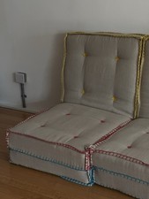 Loaf sleepover floor cushion X2  180cm x 60cm (x2)x 13cm