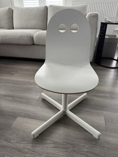 Ikea children's desk chair valfred/sibben white