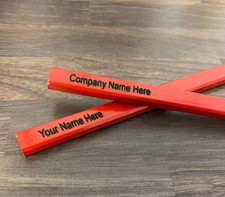 Personalised Carpenter Pencil, Builders, Joiner, Tradesman, Woodwork,Tradeswoman