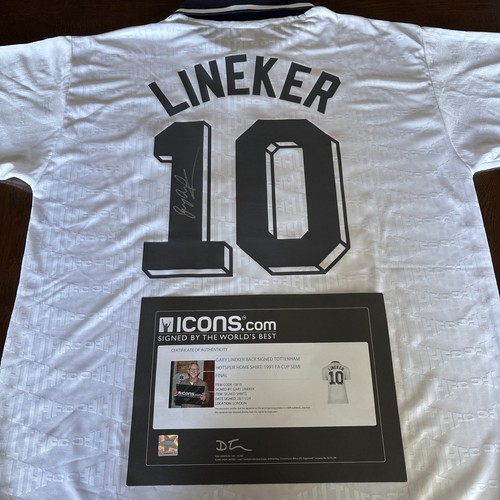Rear signed gary linekar - signed,