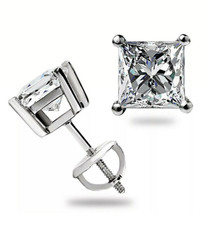 4Ct Princess Cut VVS1/D Lab